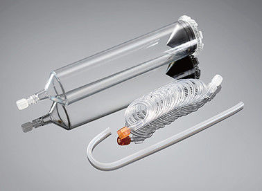 Seringue jetable 100/100ml d'injection d'injecteur de substances de contraste de CT