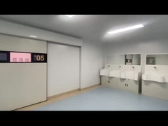 Portes de salle blanche en acier inoxydable de 50 mm faites à la main