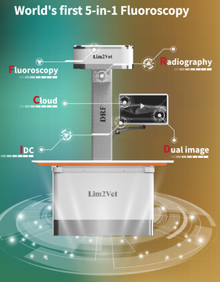Bon prix Équipement médical vétérinaire 32 kW Machine de fluoroscopie en temps réel DR en ligne