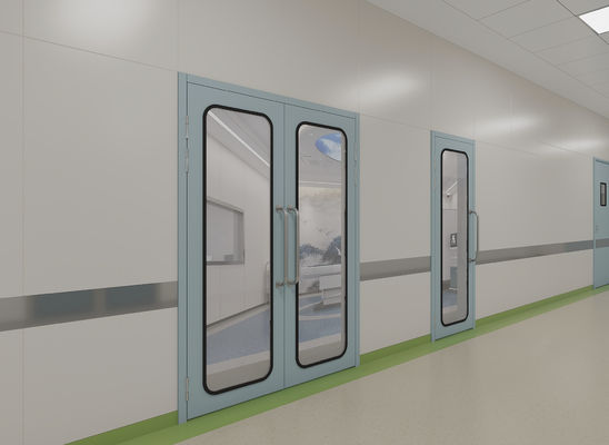 Bon prix Portes de salle blanche en acier inoxydable de 50 mm faites à la main en ligne