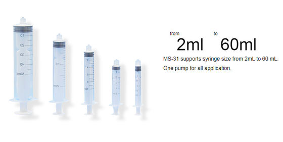 pompe médicale de seringue de 2ml-60ml ISO13485