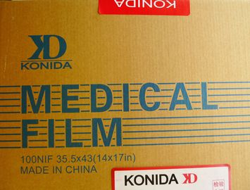 Bas brouillard film sec médical de 10in * de 14in Konida pour l'imprimante thermique, Fuji 3000, 2000, 1000